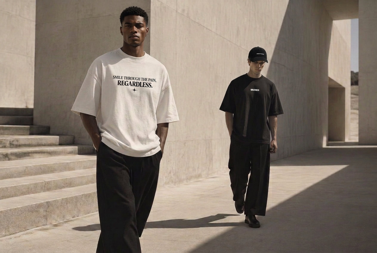 GREATNESS Collection 01 campaign, heavyweight streetwear